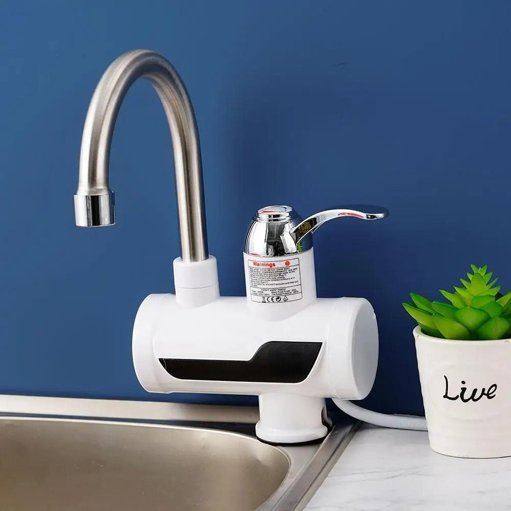 Instant Hot Water Faucet – Electric Tankless Kitchen Water Heater Tap