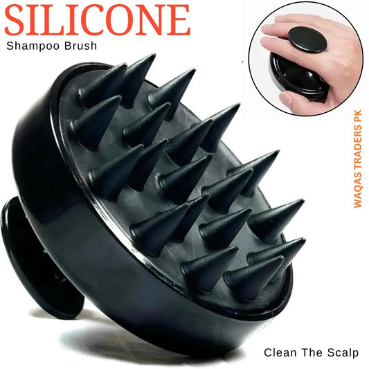 Scalp Shampoo Brush | Soft Silicone Scalp Massager & Hair Scrubber for Deep Cleansing | Wet & Dry Use